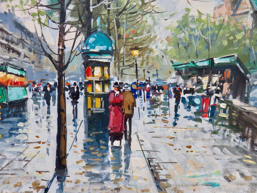 Original Oil Painting of Paris