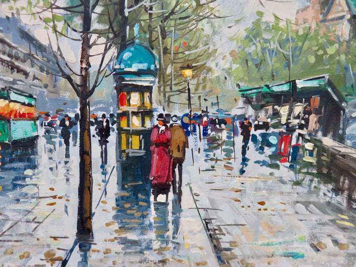 Original Oil Painting of Paris