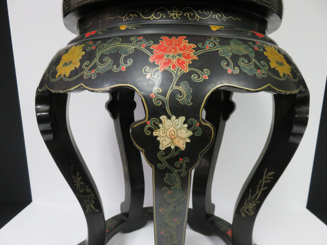 Cloisonne Topped Garden Seat