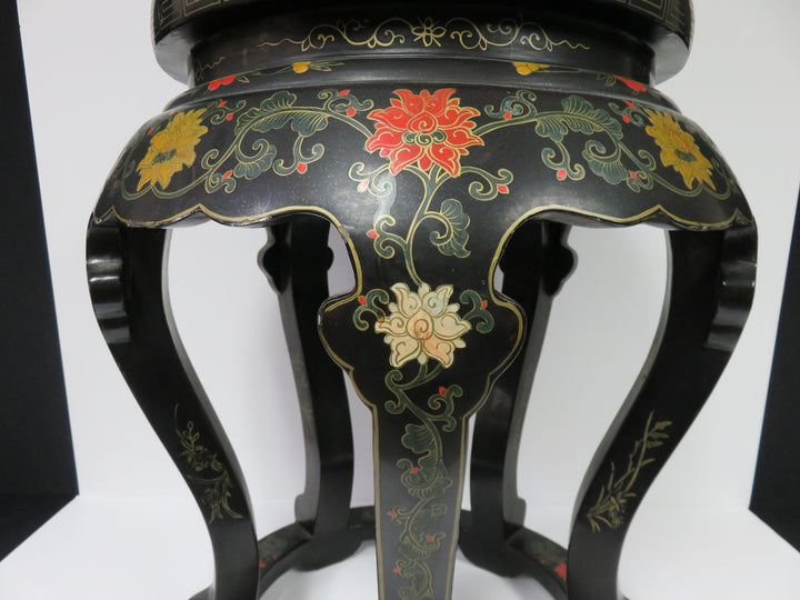 Cloisonne Topped Garden Seat