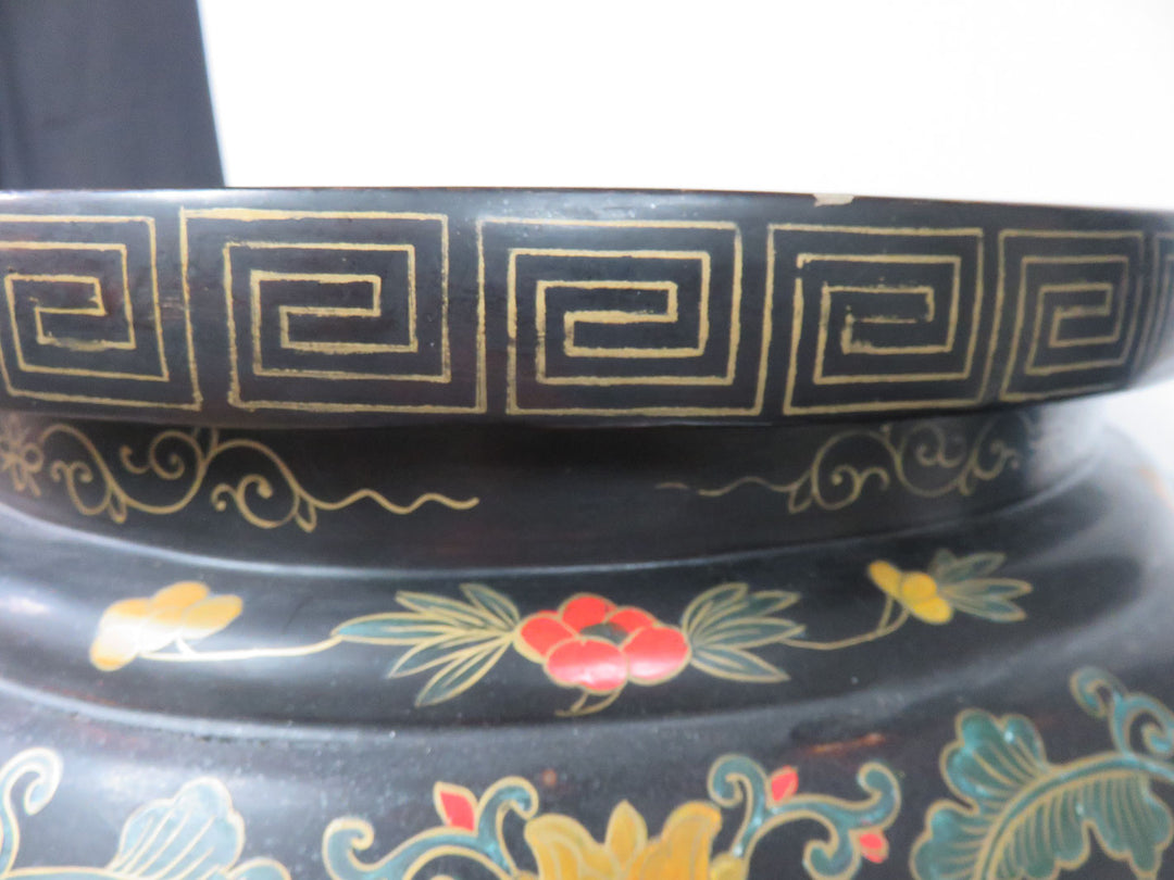 Cloisonne Topped Garden Seat