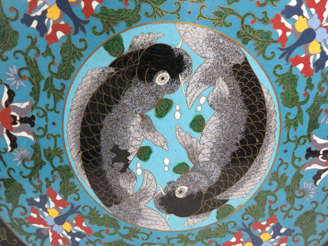 Cloisonne Topped Garden Seat
