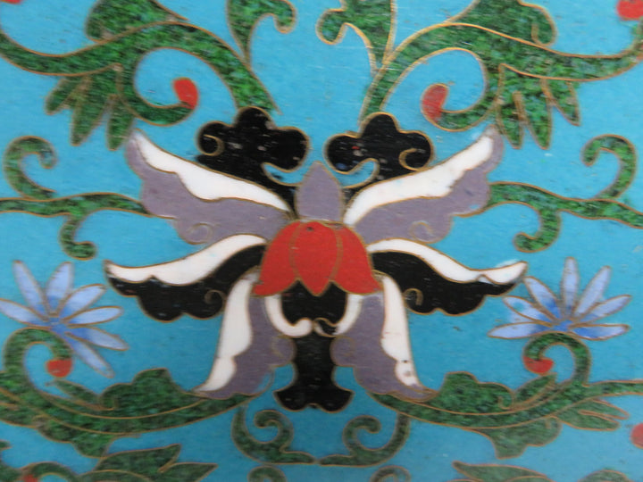 Cloisonne Topped Garden Seat