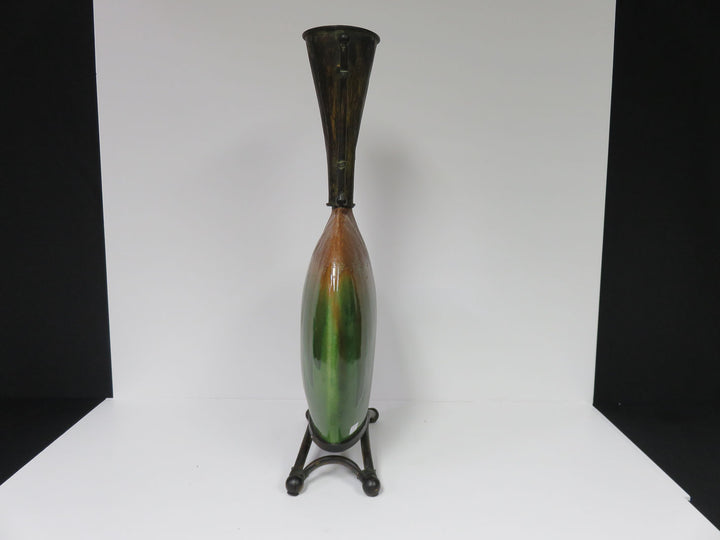 Oblong Vase with Handles