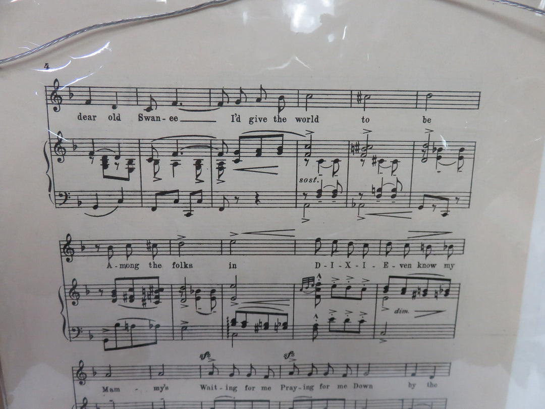 Antique "Swanee" Sheet Music Cover