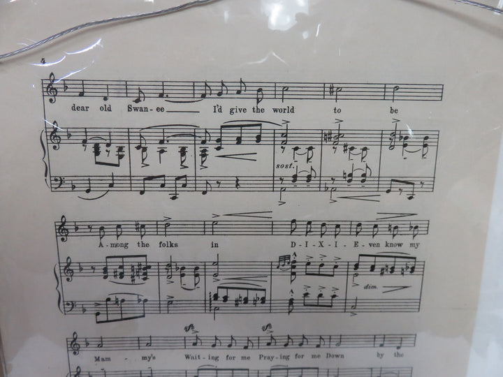 Antique "Swanee" Sheet Music Cover