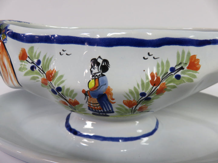 Quimper Gravy Boat