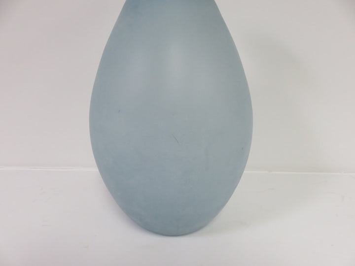 Frosted Blue Vase