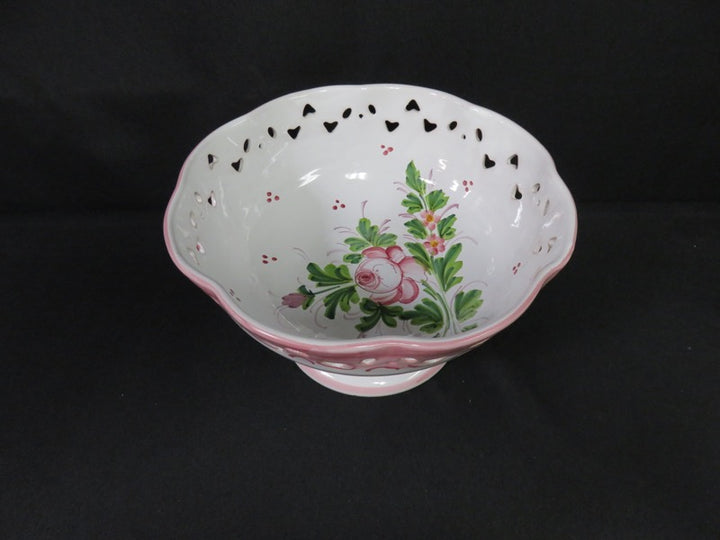 Pierced Pedestal Bowl