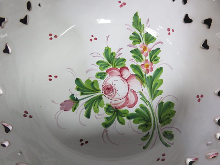 Pierced Pedestal Bowl