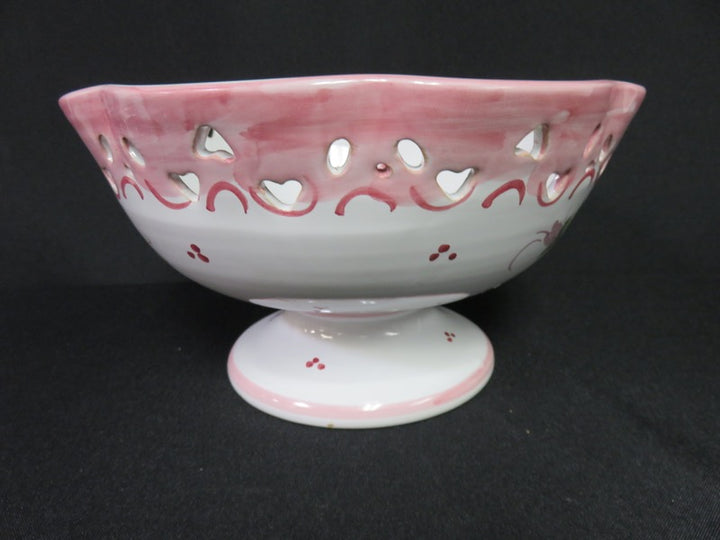 Pierced Pedestal Bowl