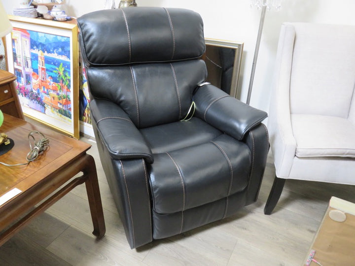 Dual Power Leather Recliner Chair