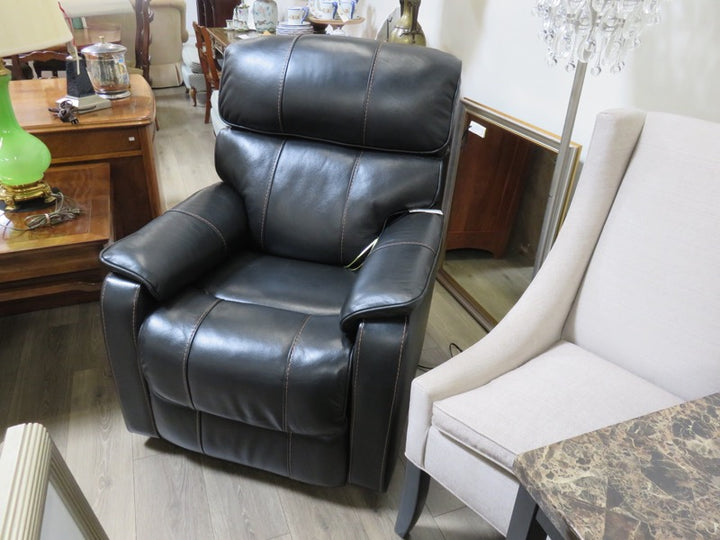 Dual Power Leather Recliner Chair
