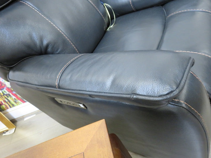 Dual Power Leather Recliner Chair