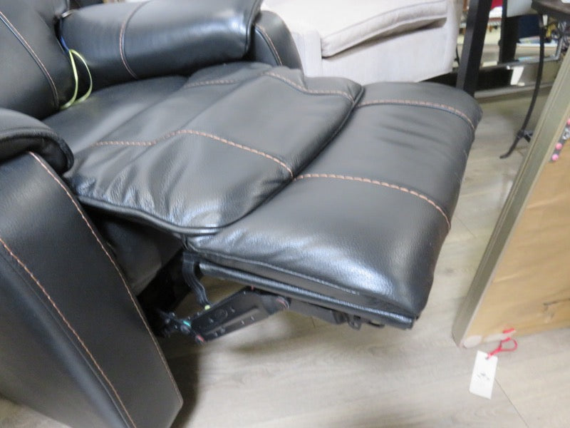 Dual Power Leather Recliner Chair