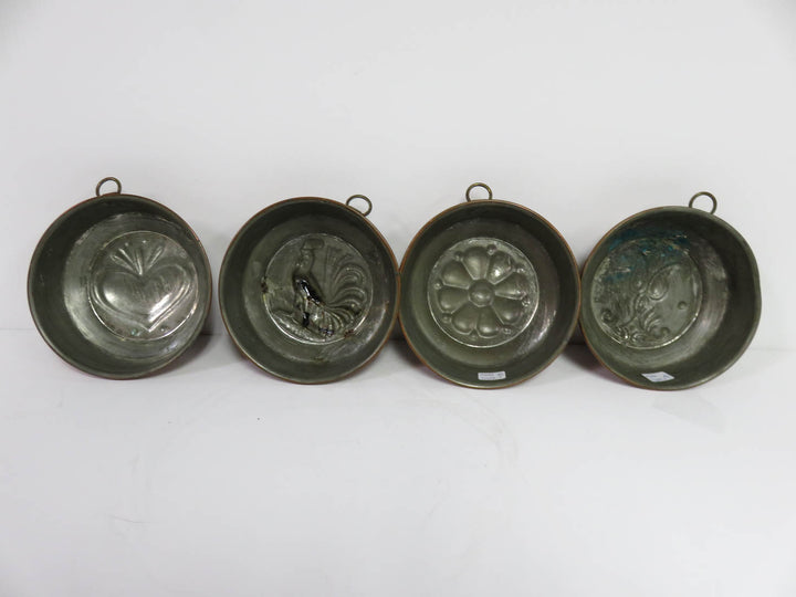 Vintage Copper Kitchen Molds