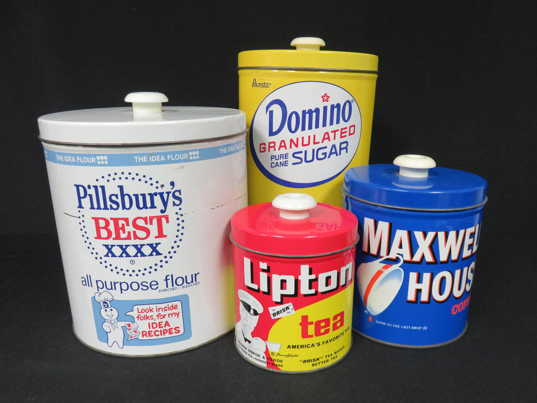 Vintage JL Clark Canister Set