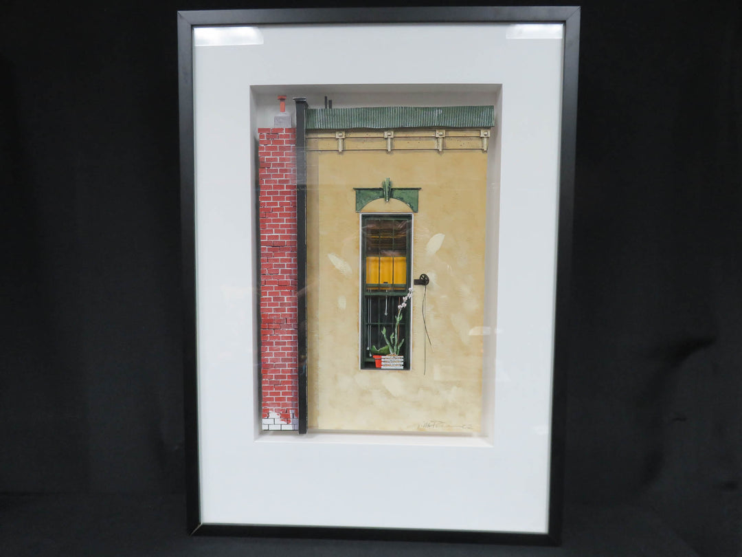 "Window Orchid" Shadowbox Art