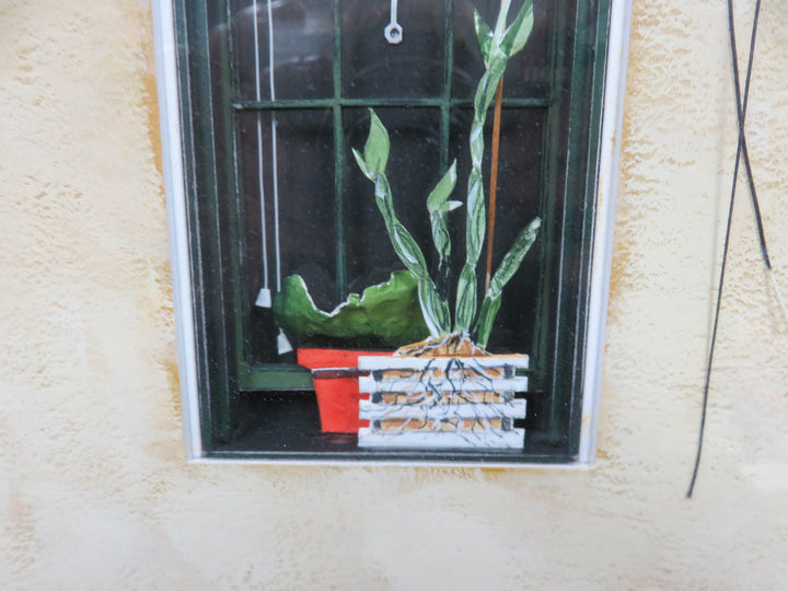 "Window Orchid" Shadowbox Art