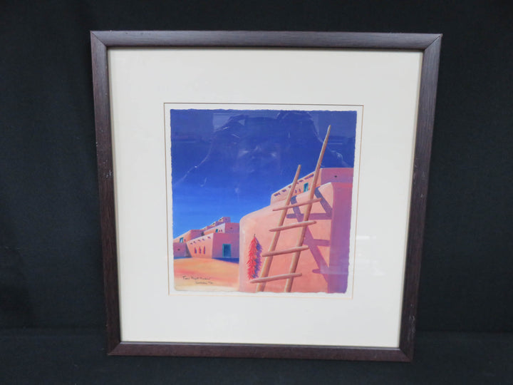 Taos Watercolor Painting