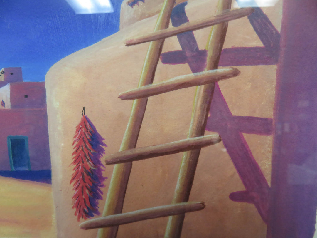 Taos Watercolor Painting