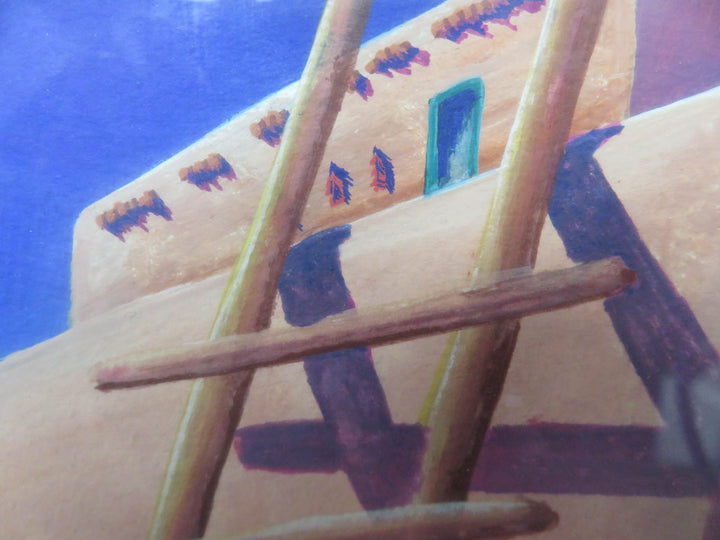 Taos Watercolor Painting