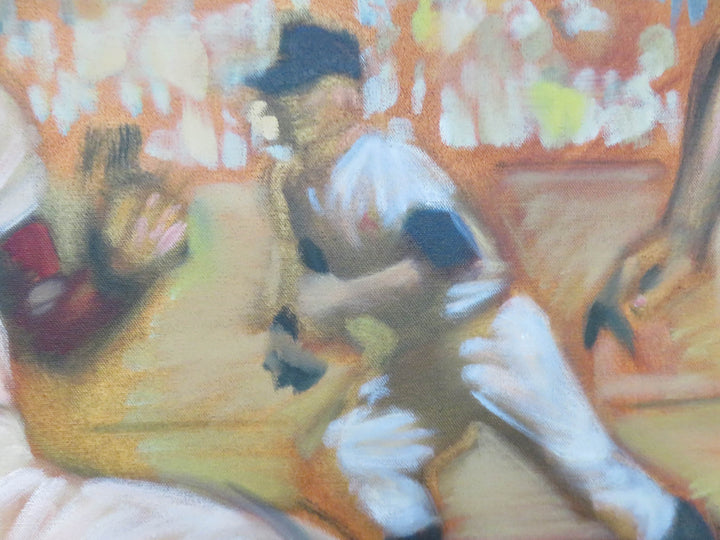 Peter Hurley Oil Painting "Sliding into Home"
