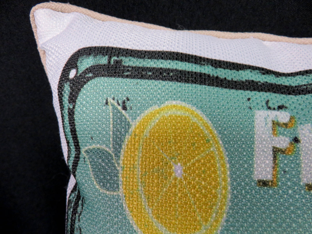 Lemonade Throw Pillow