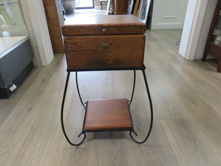Storage Box Side Table