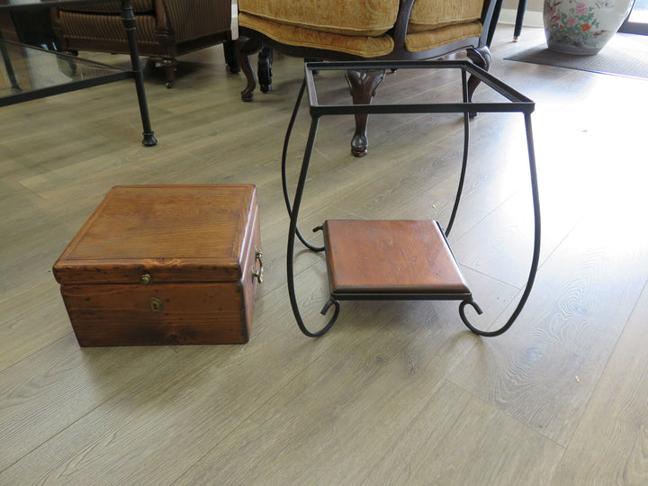 Storage Box Side Table