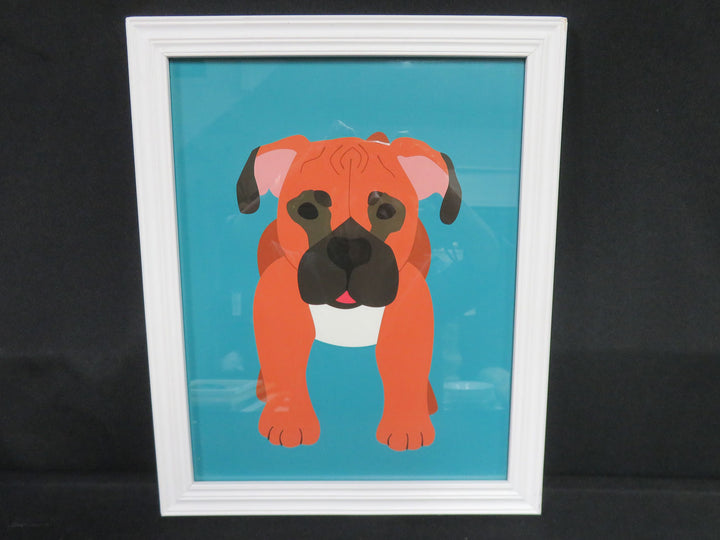 Boxer Puppy Dog Print