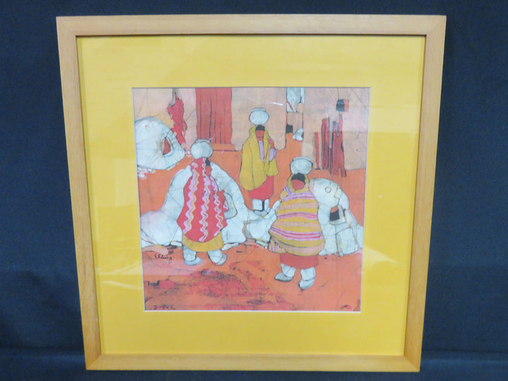 Native American Batik Artwork