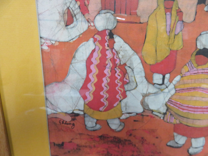 Native American Batik Artwork