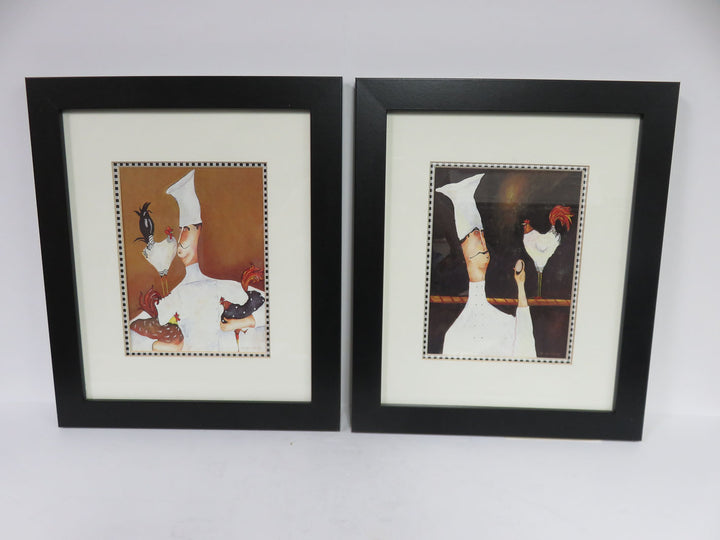 Chef & Chicken Prints
