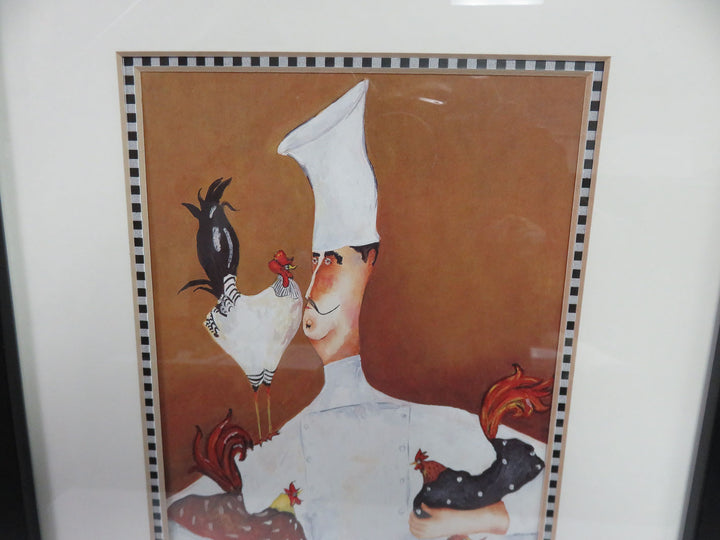 Chef & Chicken Prints