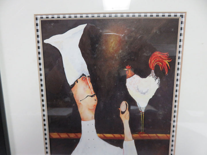 Chef & Chicken Prints