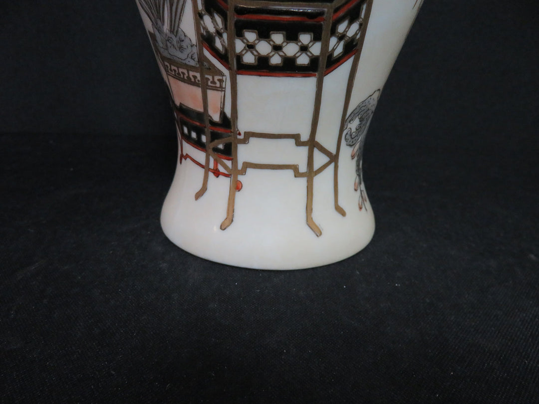 Polychrome Porcelain Vase