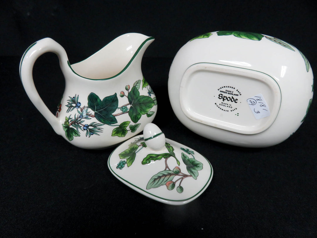 Spode Cream and Sugar