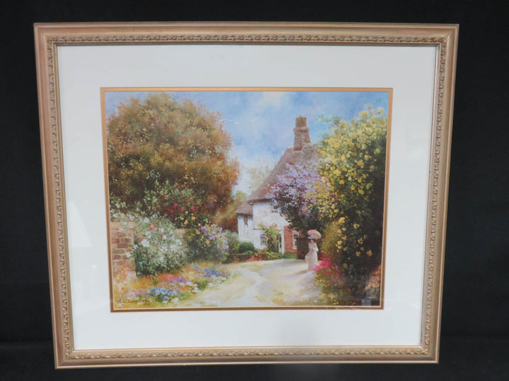 English Cottage Print by Bombay