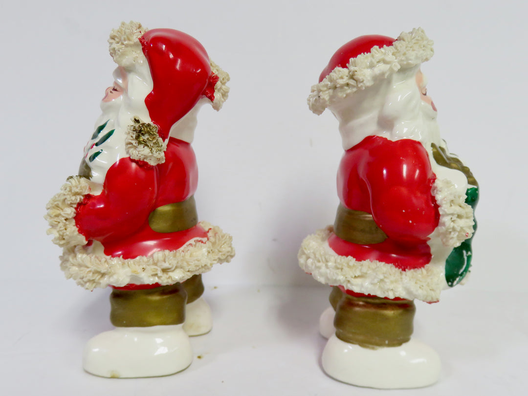 Vintage Napco Santa Figurines