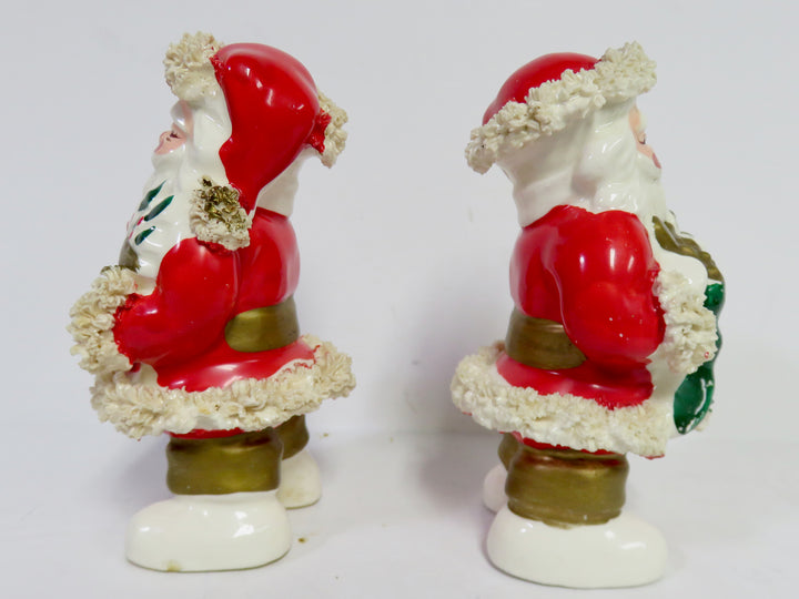 Vintage Napco Santa Figurines