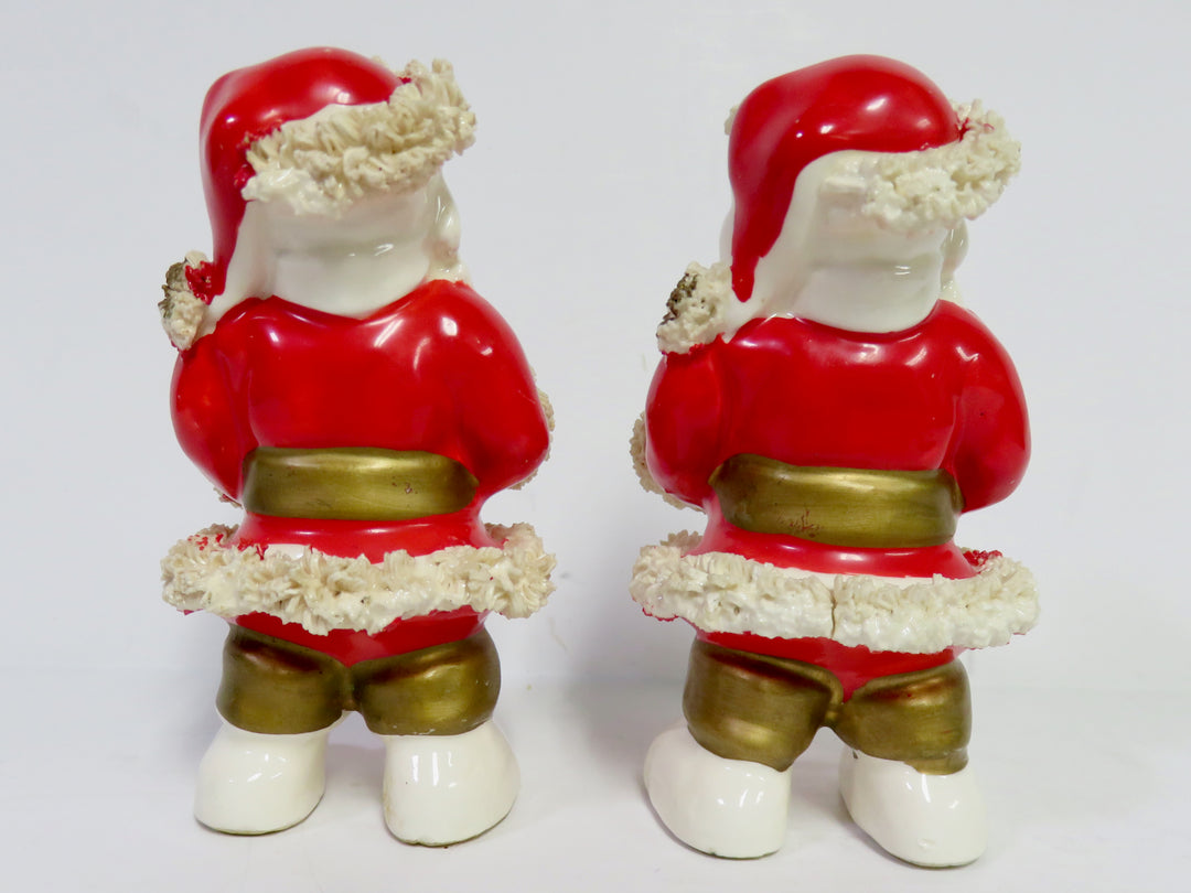 Vintage Napco Santa Figurines