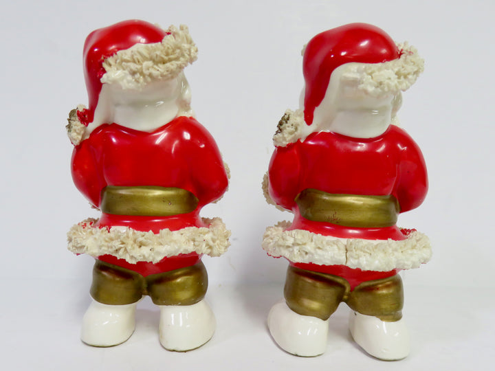 Vintage Napco Santa Figurines