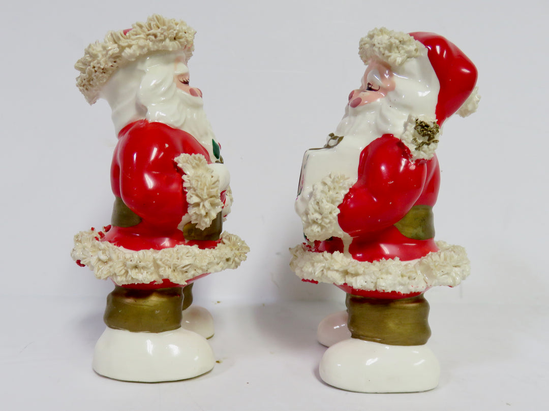 Vintage Napco Santa Figurines