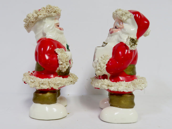 Vintage Napco Santa Figurines