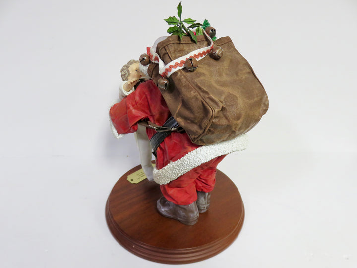 Clothtique Santa Figurine on Stand