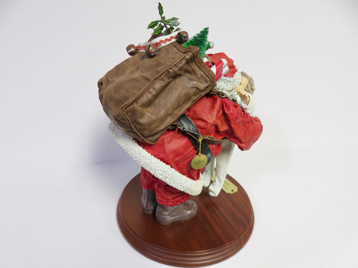 Clothtique Santa Figurine on Stand