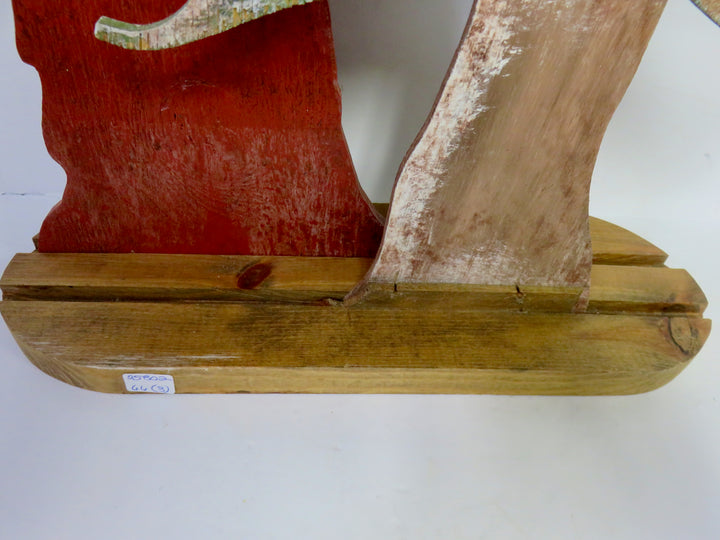 Rustic Santa and Tree Decor
