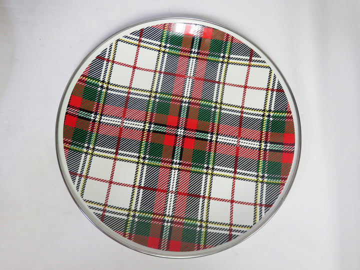 Highland Plaid Enamelware Plates