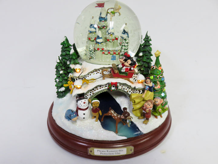 Disney Christmas Animated Snow Globe